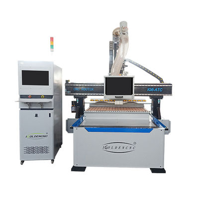qualità  Construction works   iGolden Rotary 3D CNC Router Machine 4 Axis Wood ATC 3D Wood Cnc Router Machine fabbrica